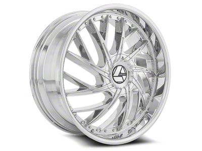 Azara AZA-516 Chrome 6-Lug Wheel; 24x9; 25mm Offset (19-25 Silverado 1500)