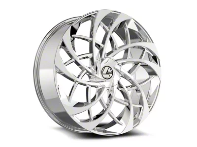 Azara AZA-540 Nano Chrome 6-Lug Wheel; 26x9.5; 22mm Offset (14-18 Silverado 1500)