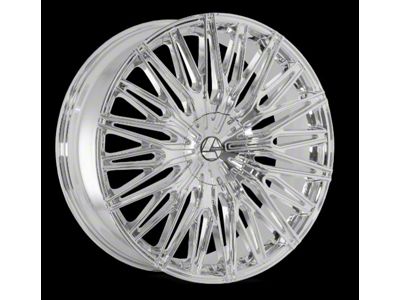 Azara AZA-522 Nano Chrome 6-Lug Wheel; 24x9; 25mm Offset (15-20 Yukon)