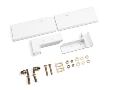 BackRack Standard Installation Hardware Kit; White (15-24 F-150)