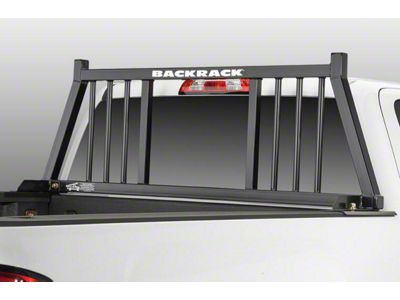 BackRack Three Round Headache Rack Frame with 21-Inch Wide Toolbox No Drill Installation Kit (04-14 F-150 Styleside)