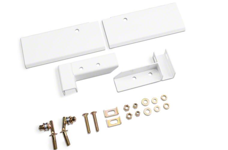 BackRack F250 Super Duty Standard Installation Hardware Kit; White