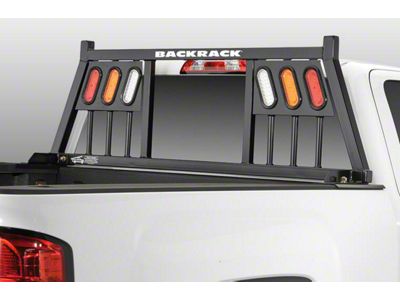 BackRack Three Light Headache Rack Frame with 21-Inch Wide Toolbox No Drill Installation Kit, Side Bed Rails for 21-Inch Wide Tool Box and Rear Bed Bar (17-25 F-250 Super Duty)