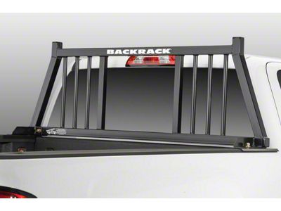 BackRack Three Round Headache Rack Frame with 21-Inch Wide Toolbox No Drill Installation Kit (17-25 F-350 Super Duty)