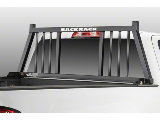 BackRack Three Round Headache Rack Frame with Standard No Drill Installation Kit and Rear Bed Bar (17-22 F-350 Super Duty)