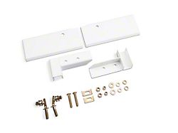 BackRack Installation Hardware Kit; Standard No Drill; White (22-26 Maverick)