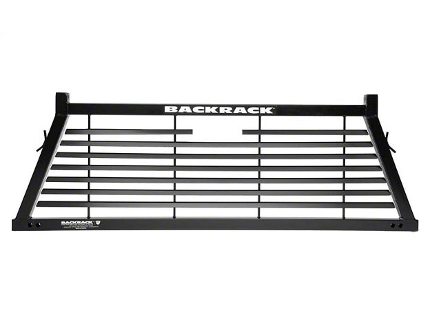 BackRack Louvered Headache Rack Frame with 31-Inch Wide Toolbox No Drill Installation Kit (19-24 Sierra 1500)