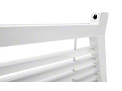 BackRack Louvered Headache Rack Frame; White (07-26 Sierra 1500)