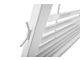 BackRack Louvered Headache Rack Frame; White (07-24 Sierra 2500 HD)