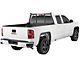 BackRack Half Safety Headache Rack Frame with 21-Inch Wide Toolbox No Drill Installation Kit and Rear Bed Bar (19-24 Silverado 1500)