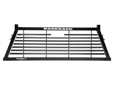 BackRack Louvered Headache Rack Frame with 31-Inch Wide Toolbox No Drill Installation Kit (19-24 Silverado 1500)