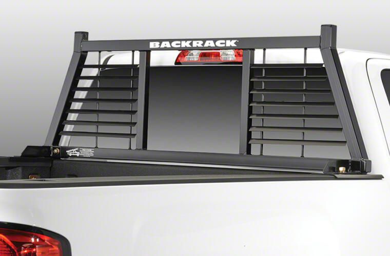BackRack Silverado 3500 Half Louvered Headache Rack Frame with Standard ...