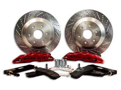 Baer Extreme Front Big Brake Kit; Black Calipers (07-18 Silverado 1500)