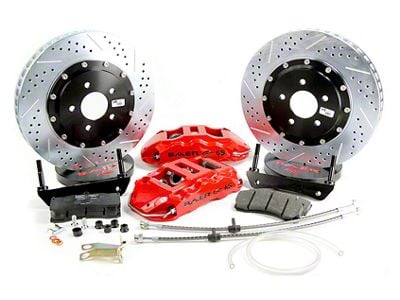Baer Extreme Front Big Brake Kit; Red Calipers (04-08 2WD/4WD F-150)