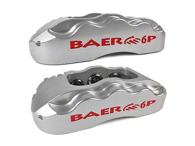 Baer Extreme Front Big Brake Kit with 15-Inch Rotors; Silver Calipers (04-08 2WD/4WD F-150)