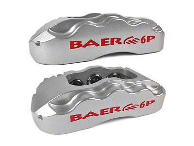 Baer Extreme Front Big Brake Kit; Silver Calipers (04-08 2WD/4WD F-150)