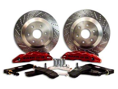 Baer Extreme Front Big Brake Kit with 15-Inch Rotors; Silver Calipers (99-25 Silverado 1500)