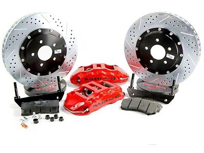 Baer Extreme+ Front Big Brake Kit; Red Calipers (97-03 F-150)