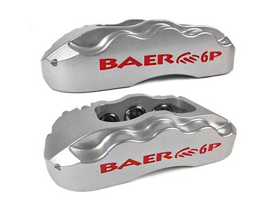 Baer Extreme+ Rear Big Brake Kit with 2-Piece Rotors; Silver Calipers (04-13 F-150)