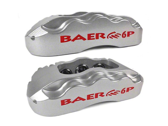 Baer Extreme+ Rear Big Brake Kit with 2-Piece Rotors; Silver Calipers (04-13 F-150)