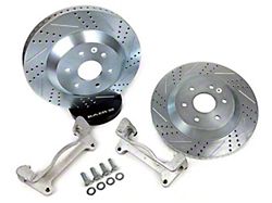 Baer BIG Claw Performance Drilled and Slotted 6-Lug Rotors; Front Pair (21-25 F-150)