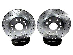 Baer Claw Performance Drilled and Slotted 7-Lug Rotors; Front Pair (04-08 F-150 w/ 7-Lug)