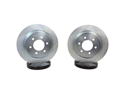 Baer Claw Performance Slotted 6-Lug Rotors; Rear Pair (21-26 F-150 w/o Factory Max Tow/Haul Package)