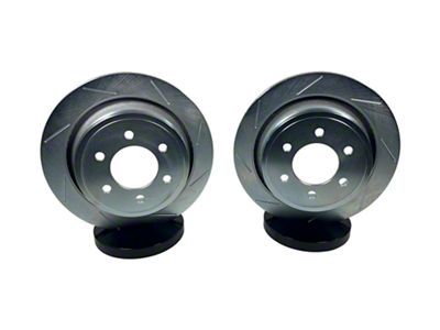 Baer Claw Performance Slotted 6-Lug Rotors; Rear Pair (21-26 F-150 w/ Factory Max Tow/Haul Package)