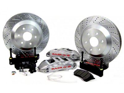 Baer Extreme Front Big Brake Kit with 15-Inch Rotors; Silver Calipers (09-18 F-150)