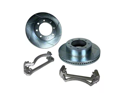 Baer BIG Claw HD Performance Drilled and Slotted 8-Lug Rotors; Rear Pair (19-26 RAM 2500)