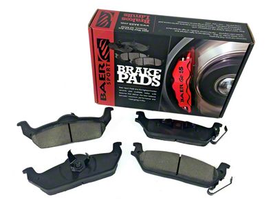 Baer Claw Ceramic Brake Pads; Rear Pair (04-20 F-150)