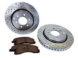 Baer Claw Drilled and Slotted Brake Rotor and Pad Kit; Front (10-20 F-150)