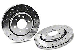 Baer Sport Drilled and Slotted 6-Lug Rotors; Front Pair (10-20 2WD/4WD F-150)