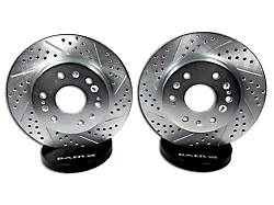Baer Sport Drilled and Slotted 6-Lug Rotors; Front Pair (07-18 Sierra 1500)