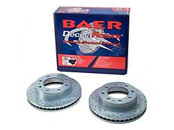Baer Sport Drilled and Slotted 8-Lug Rotors; Front Pair (07-10 Sierra 2500 HD)