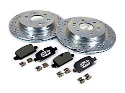Baer Claw Drilled and Slotted 6-Lug Brake Rotor and Pad Kit; Rear (21-26 Yukon)