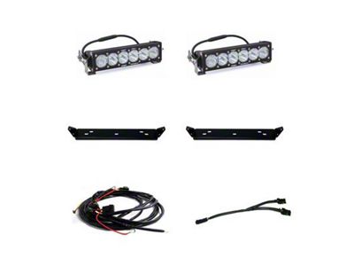 Baja Designs Dual OnX6+ 10-Inch Behind Grille Light Bar Kit; Clear (21-23 F-150 Raptor)