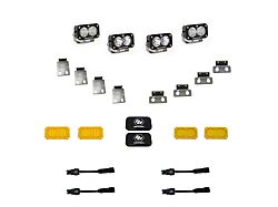 Baja Designs S2 Pro Dual LED Fog Light Pocket Kit; Clear (21-25 F-150 Raptor)