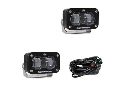 Baja Designs S2 SAE LED Auxiliary Light Pods; Clear (Universal; Some Adaptation May Be Required)