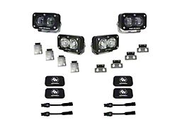 Baja Designs S2 SAE/S2 Pro Fog Pocket Kit; Clear (21-26 F-150 Raptor)