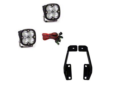 Baja Designs Squadron Sport LED Lights with A-Pillar Mounting Brackets (09-14 F-150)