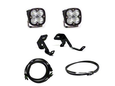 Baja Designs Squadron Sport LED Lights with A-Pillar Mounting Brackets (15-20 F-150)