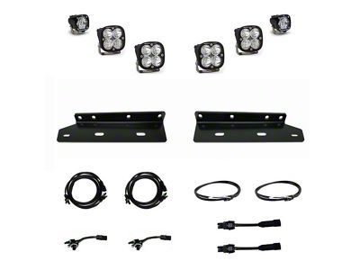 Baja Designs Squadron Sport/S1 LED Fog Light Pocket Kit; Clear (21-25 F-150 Raptor)