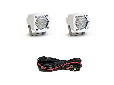 Baja Designs S1 White LED Auxiliary Light Pods; Spot Beam; Clear (Universal; Some Adaptation May Be Required)