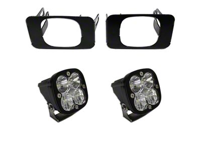 Baja Designs Squadron Sport LED Fog Light Pocket Kit; Clear (17-21 F-250 Super Duty)