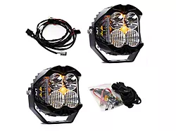 Baja Designs LP4 Pro LED Auxiliary Light Pods with Amber Backlight; Spot Beam; Clear (Universal; Some Adaptation May Be Required)