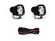 Baja Designs S1 LED Auxiliary Light Pods; Wide Cornering Beam; Clear (Universal; Some Adaptation May Be Required)