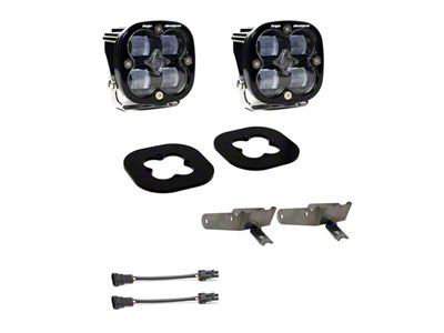 Baja Designs Squadron SAE LED Fog Pocket Light Kit; Clear (11-16 F-350 Super Duty)