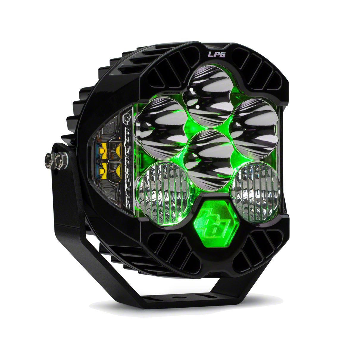 Baja Designs RAM 1500 LP6 Pro LED Auxiliary Light Pod with Green ...