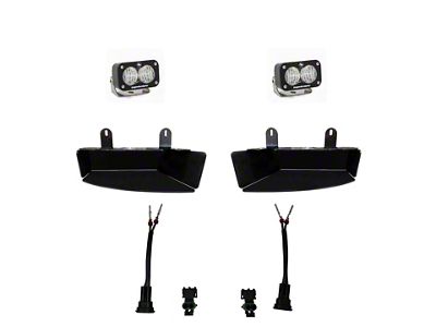 Baja Designs S2 Sport LED Fog Light Pocket Kit; Clear (19-24 RAM 2500)